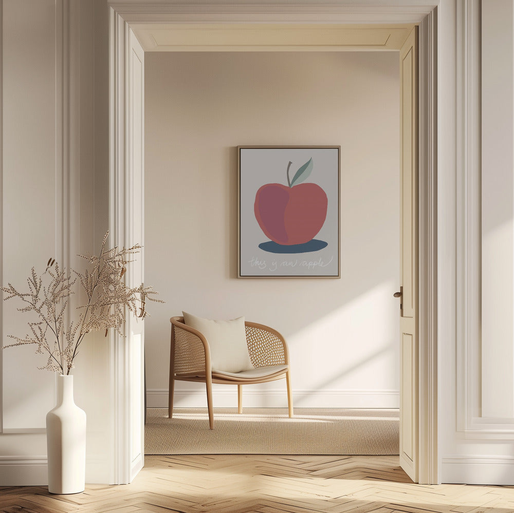 Das ist ein Apfel | Poster