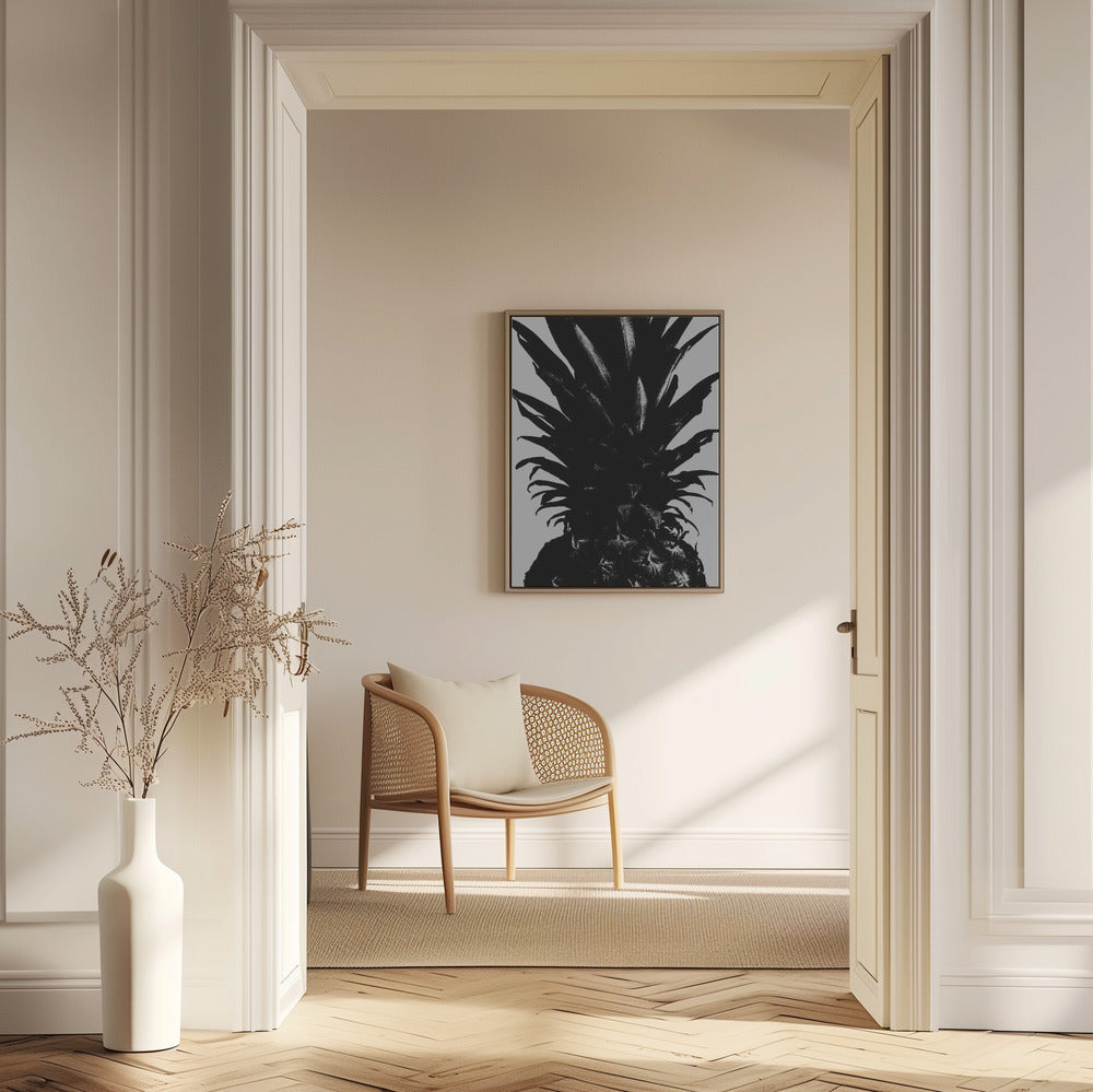 Pineapple bw | Poster