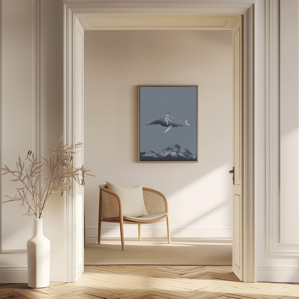 Zielen Sie auf den Mond | Poster - Kunstdruck