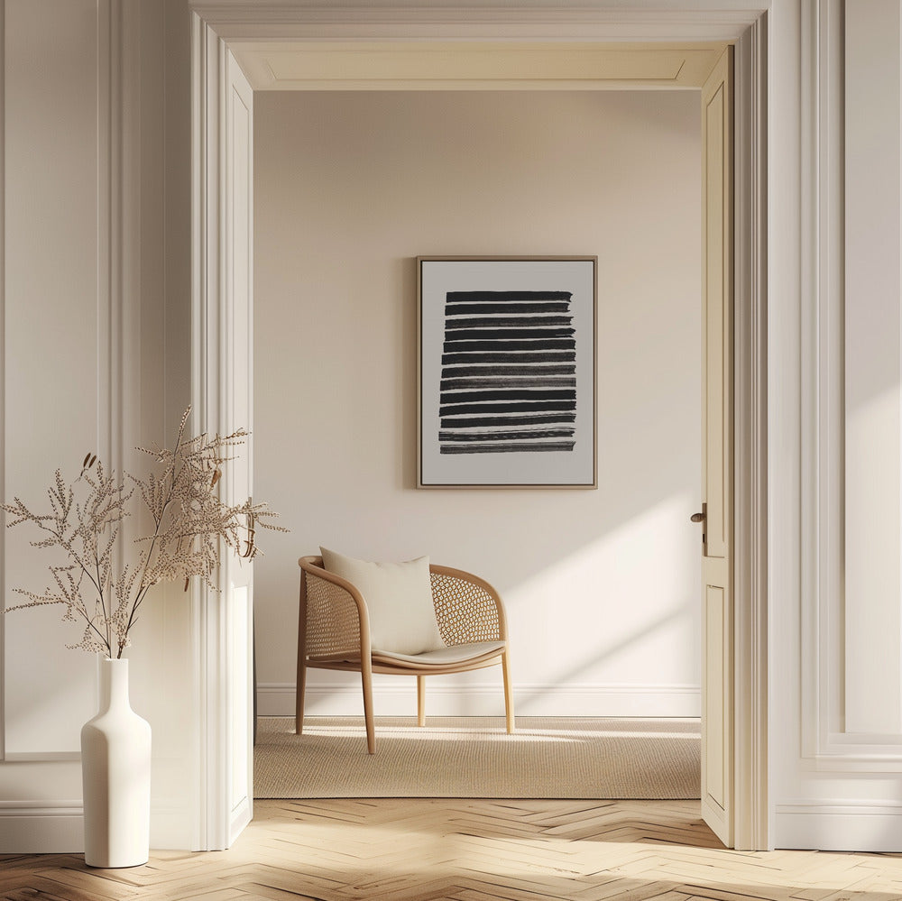 Stripes_Beige | Poster