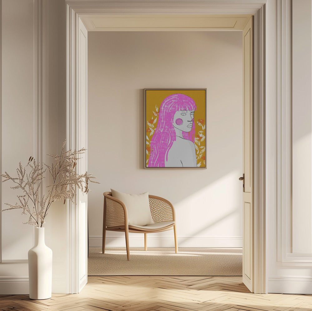 Rosa Flüsterblick | Poster