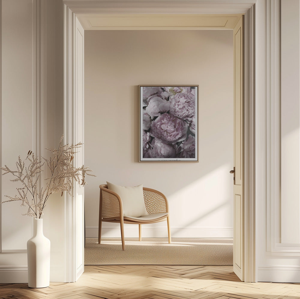 Life blooms everyday peonies | Poster