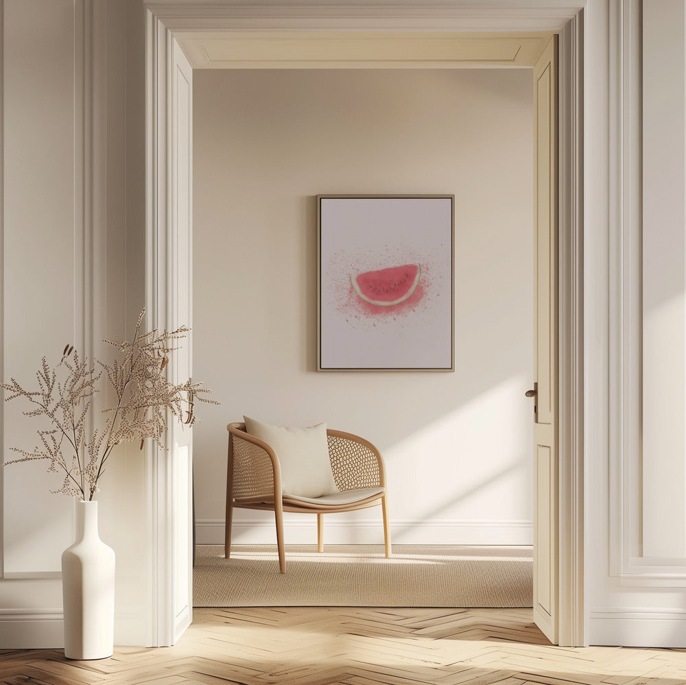 Wassermelonenspritzer | Poster - Kunstdruck