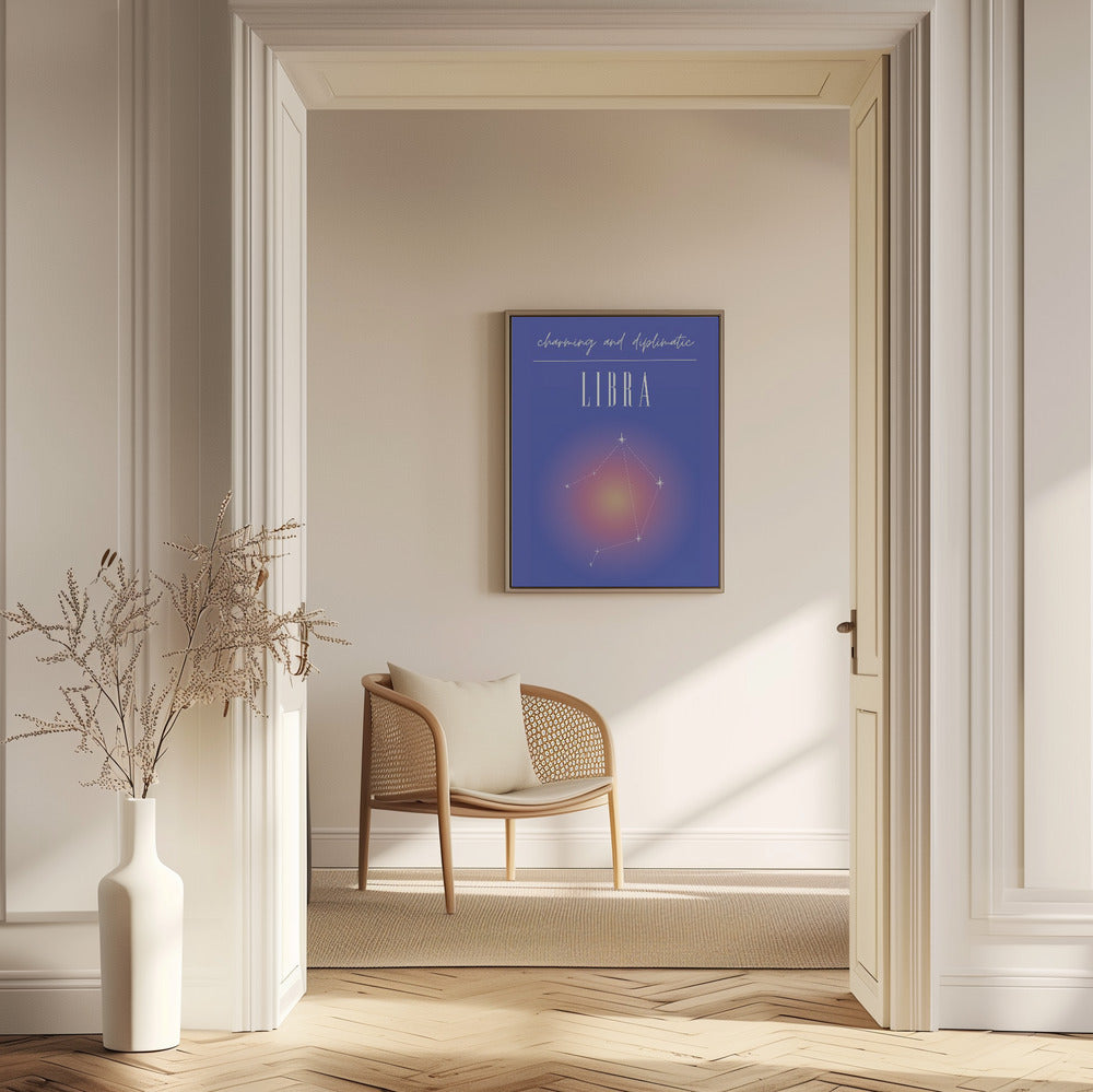Waage Sternzeichen Druck Kunst | Poster