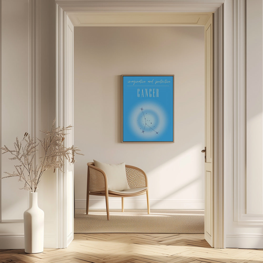 Krebs Sternzeichen Druck Kunst | Poster