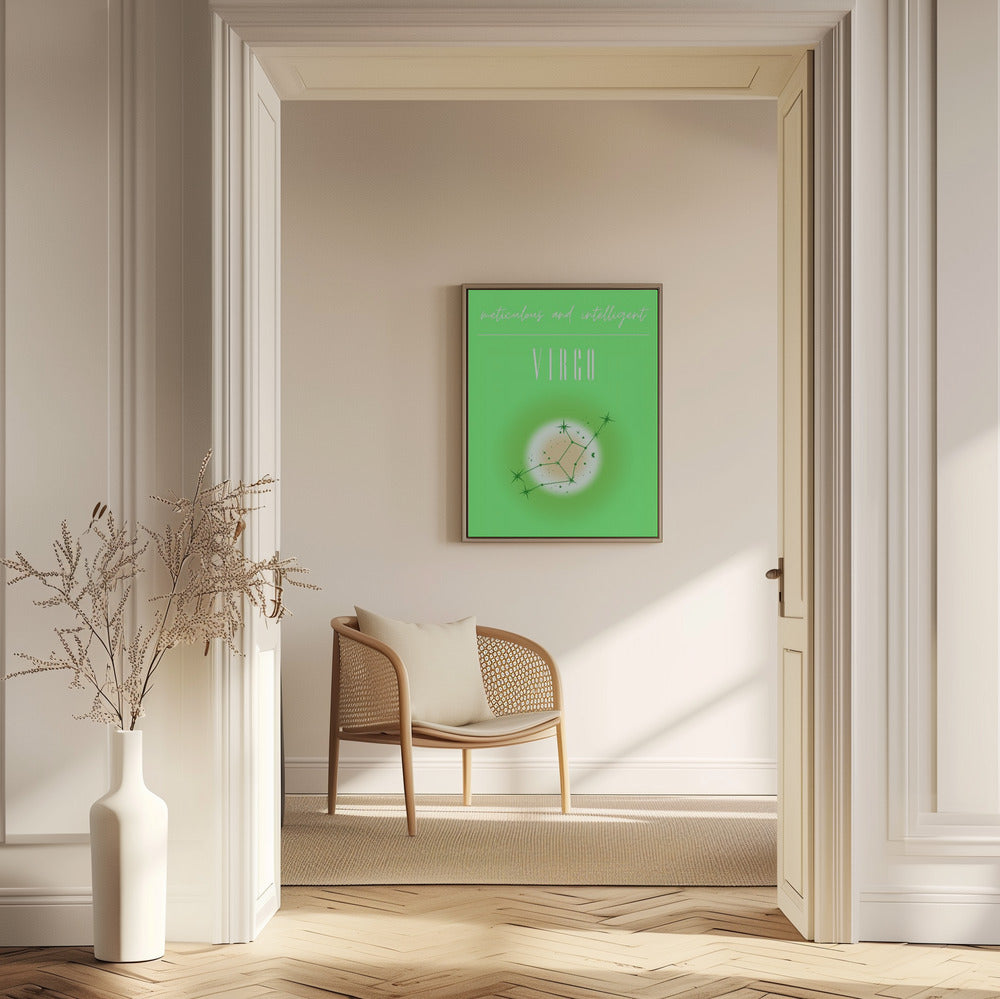 Jungfrau Sternzeichen Druck Kunst | Poster