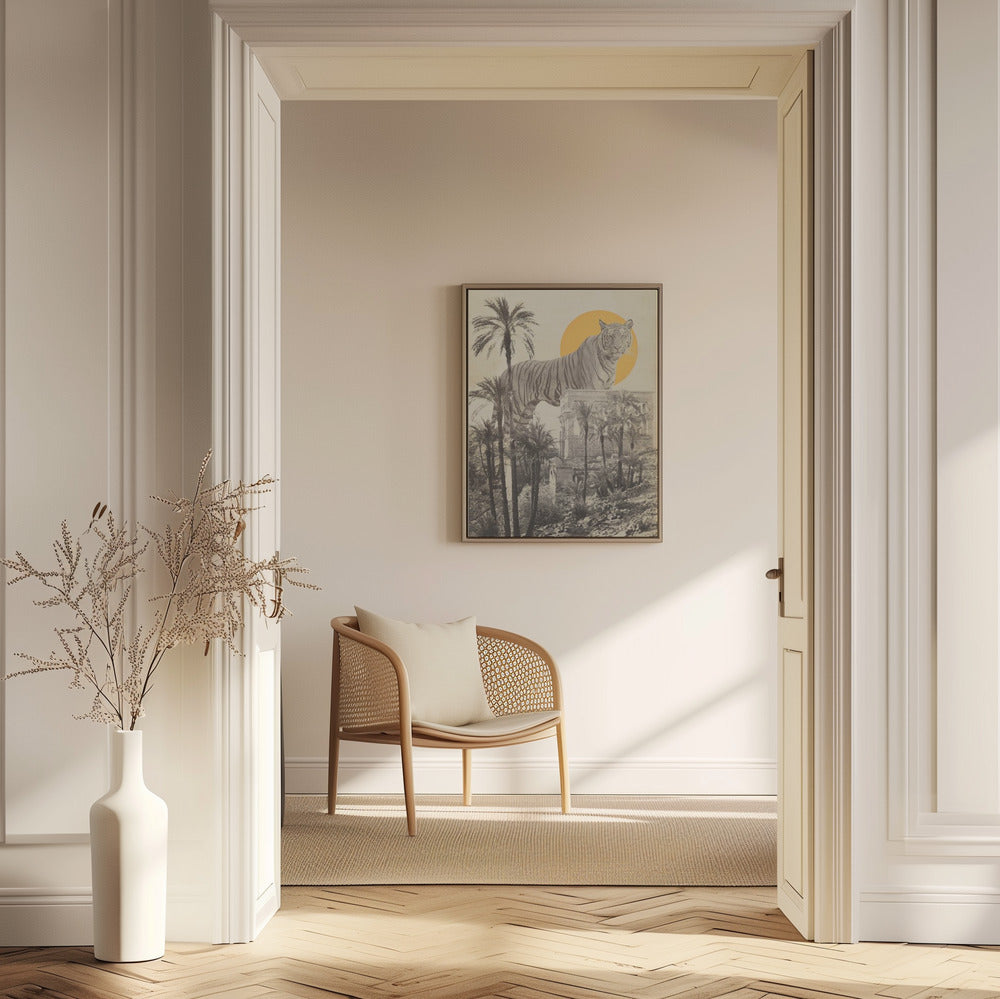 Riesentiger in Ruinen | Poster
