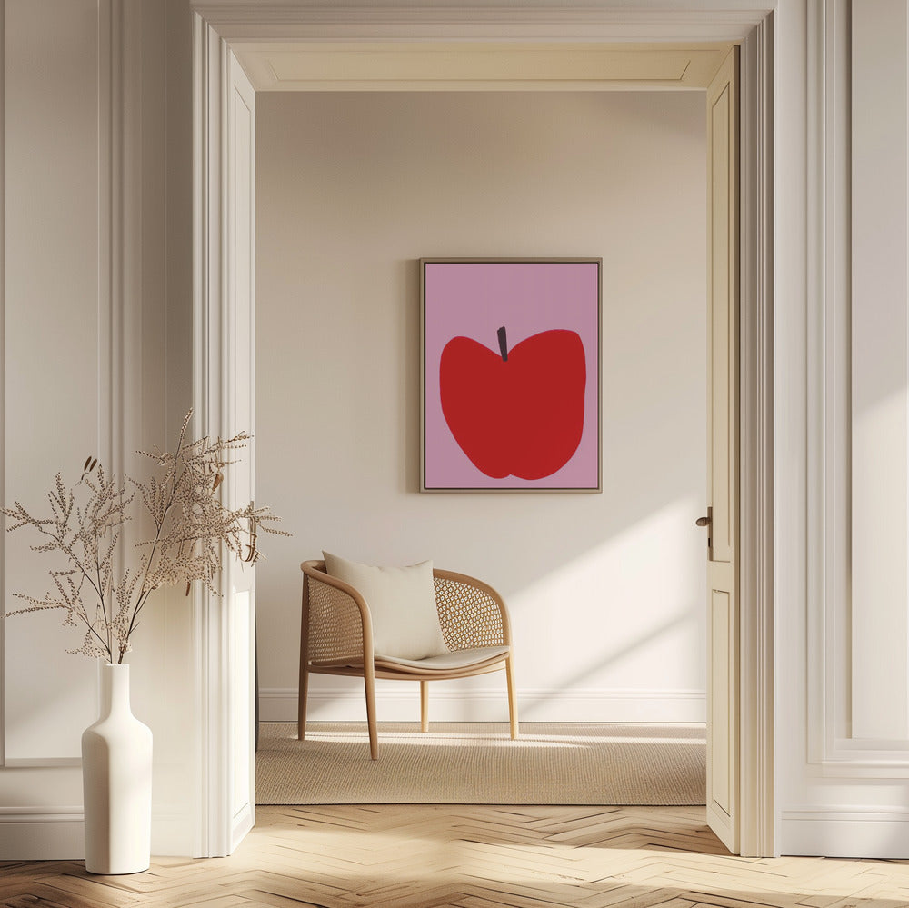Karmiininpunainen yksinkertaisuus | Julisteet - Taidevedokset