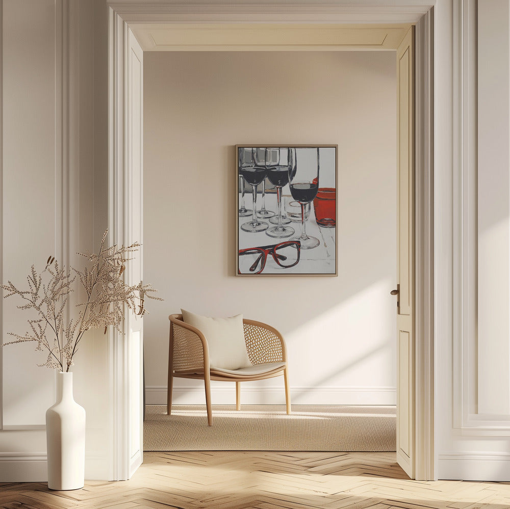 Still Life With Red Glasses | Poster