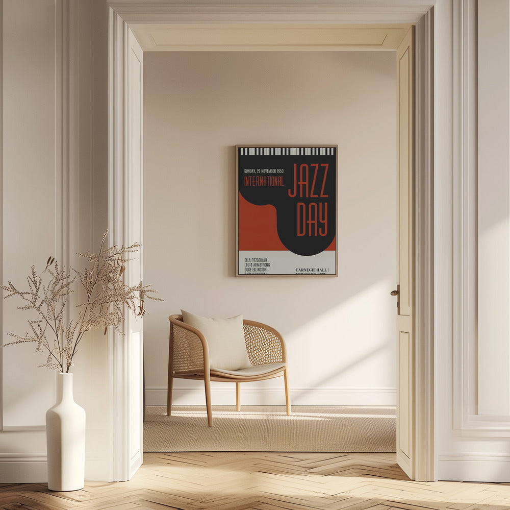 Jazzy Days Dunkelrot | Poster