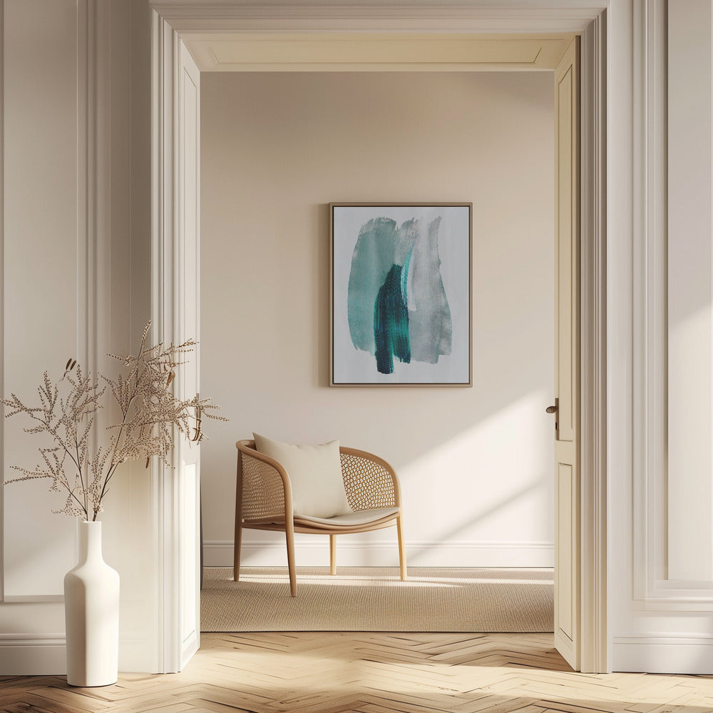Abstrakta penseldrag 19 | Poster