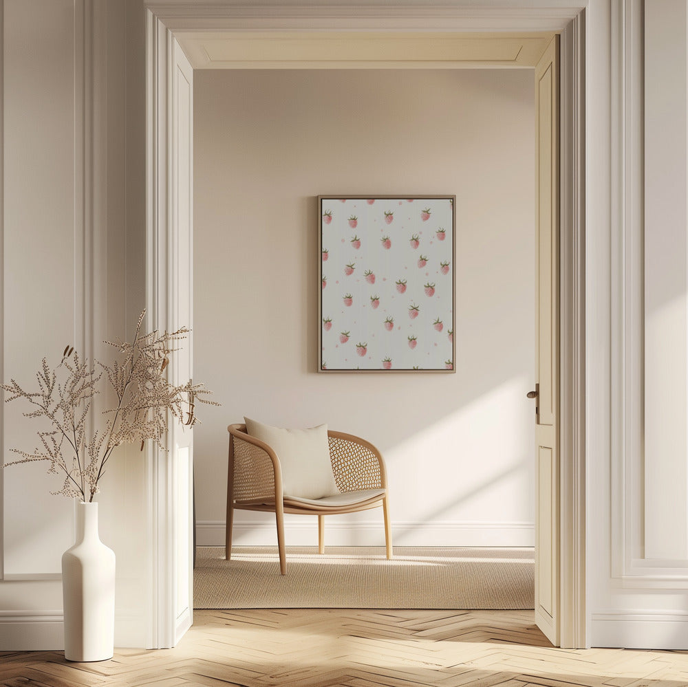Yksinkertainen tuore mansikka | Julisteet - Taidevedokset