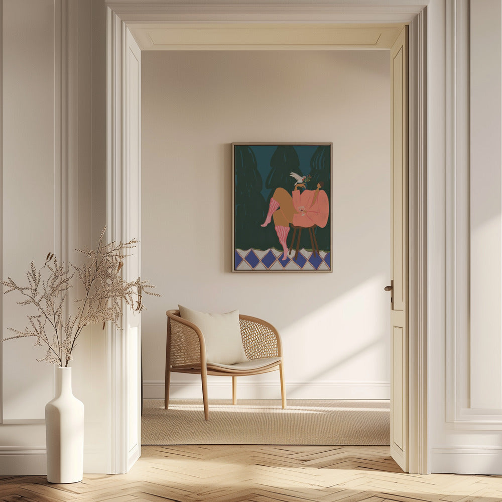 Ein kleines Vögelchen hat es mir erzählt | Poster