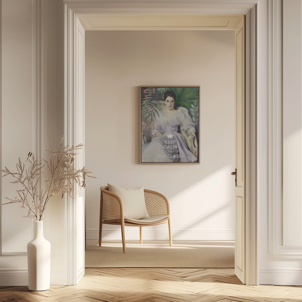 Bleiben Sie ruhig und stilvoll, Lady Agnew | Poster