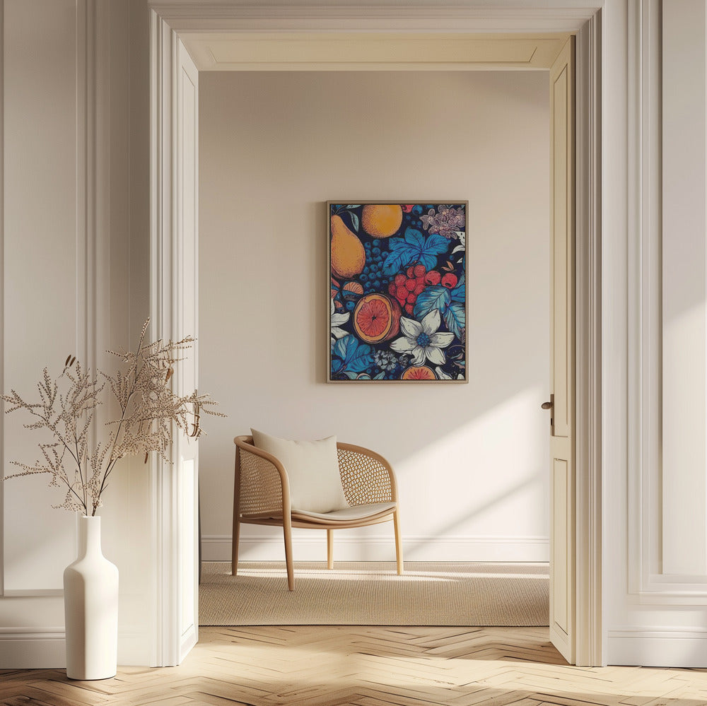 Kukkia ja hedelmiä 6 | Julisteet - Taidevedokset