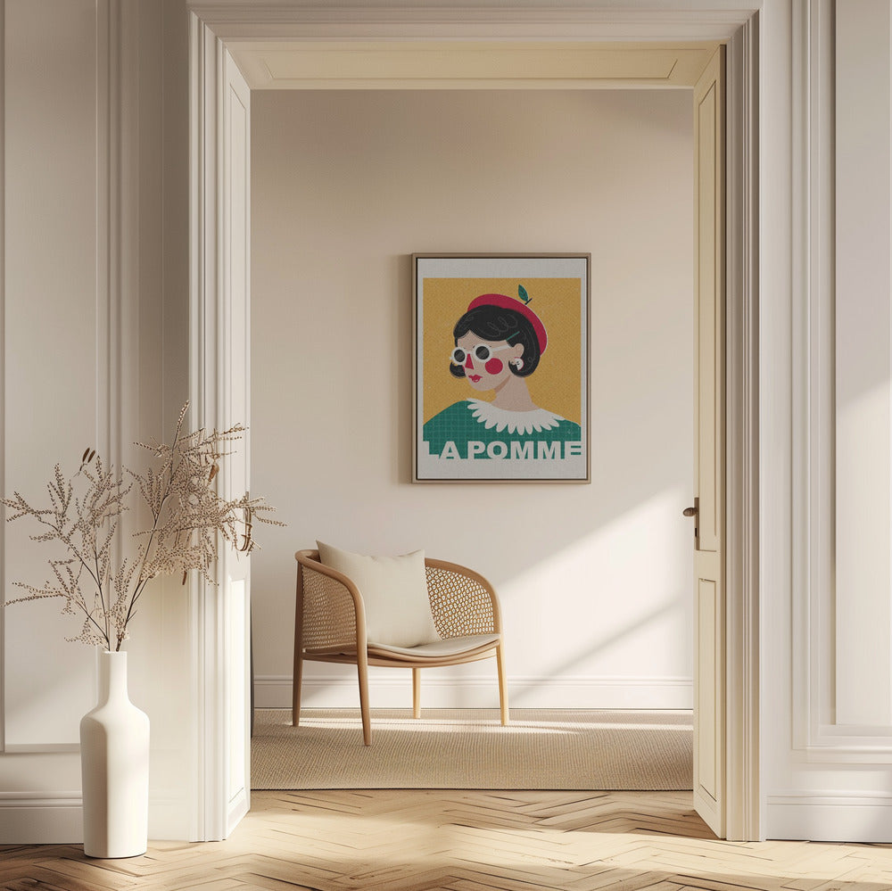 El retrato de la moda francesa de Apple | Posters  - Impresiones de Arte