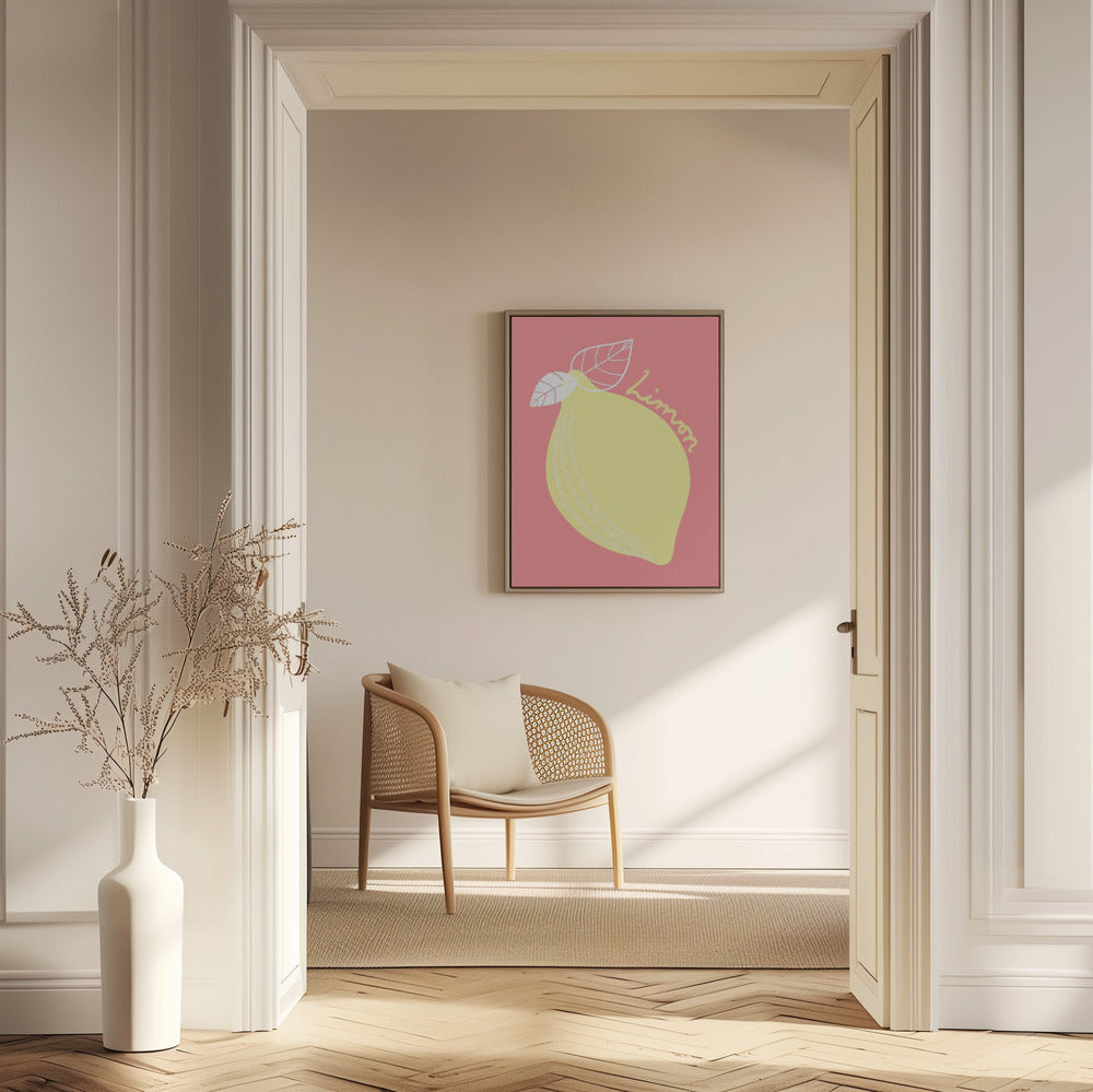 Gelber Zitruszauber | Poster