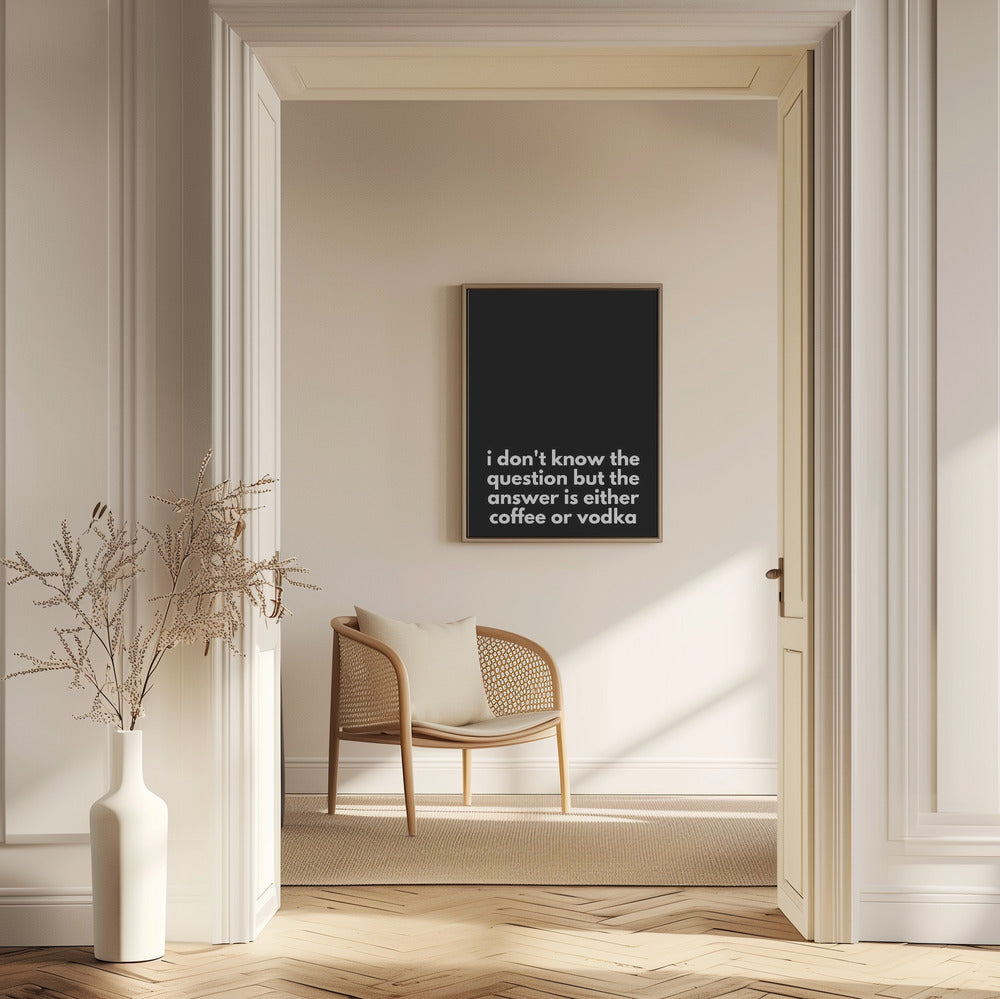 Kaffee- oder Wodka-Dilemma | Poster