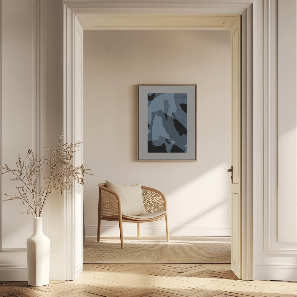 Abstract Brush Strokes 60Y | Poster