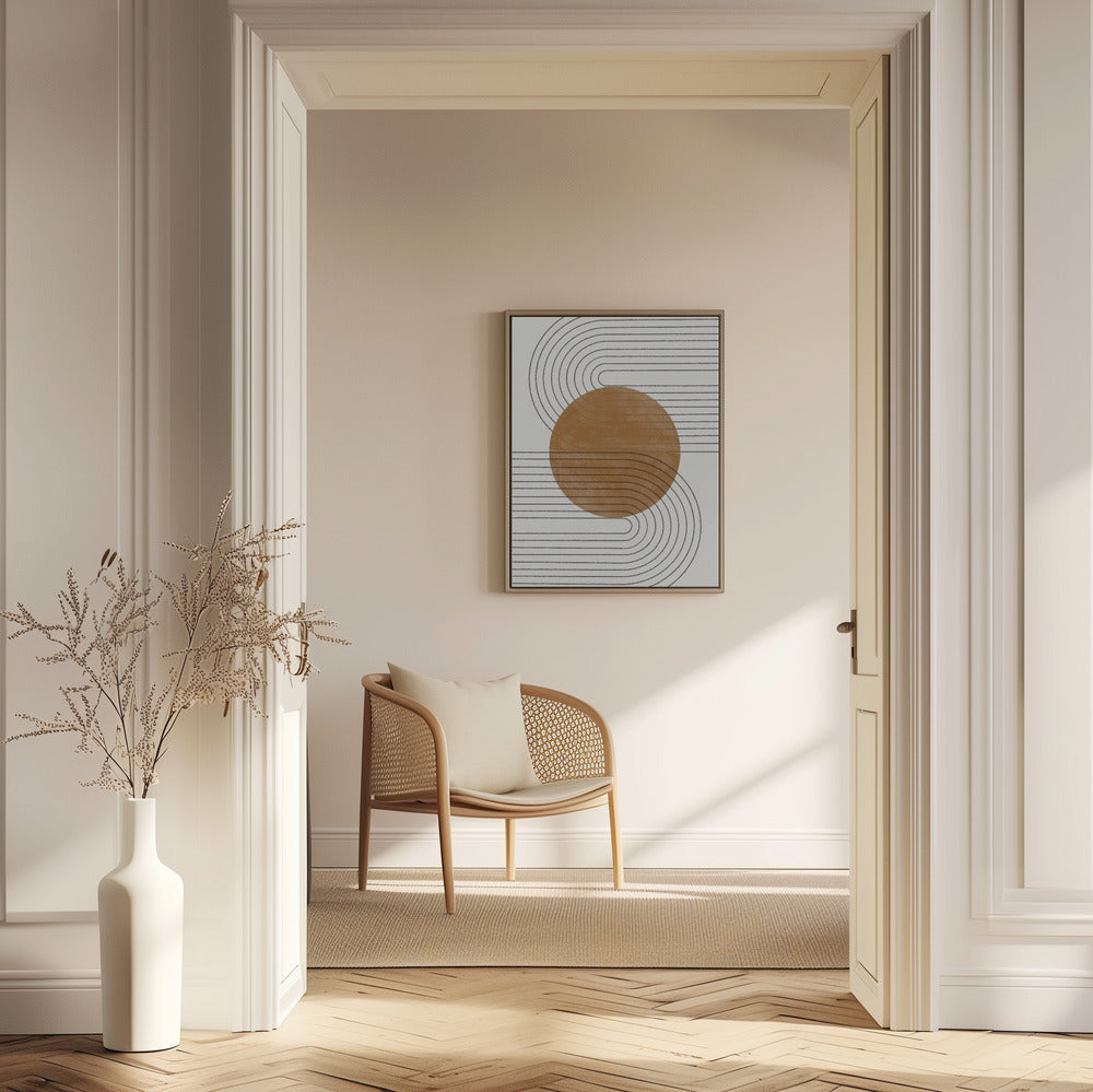 Equilibrio Beige e Marrone n. 3 | Poster - Stampe d’Arte