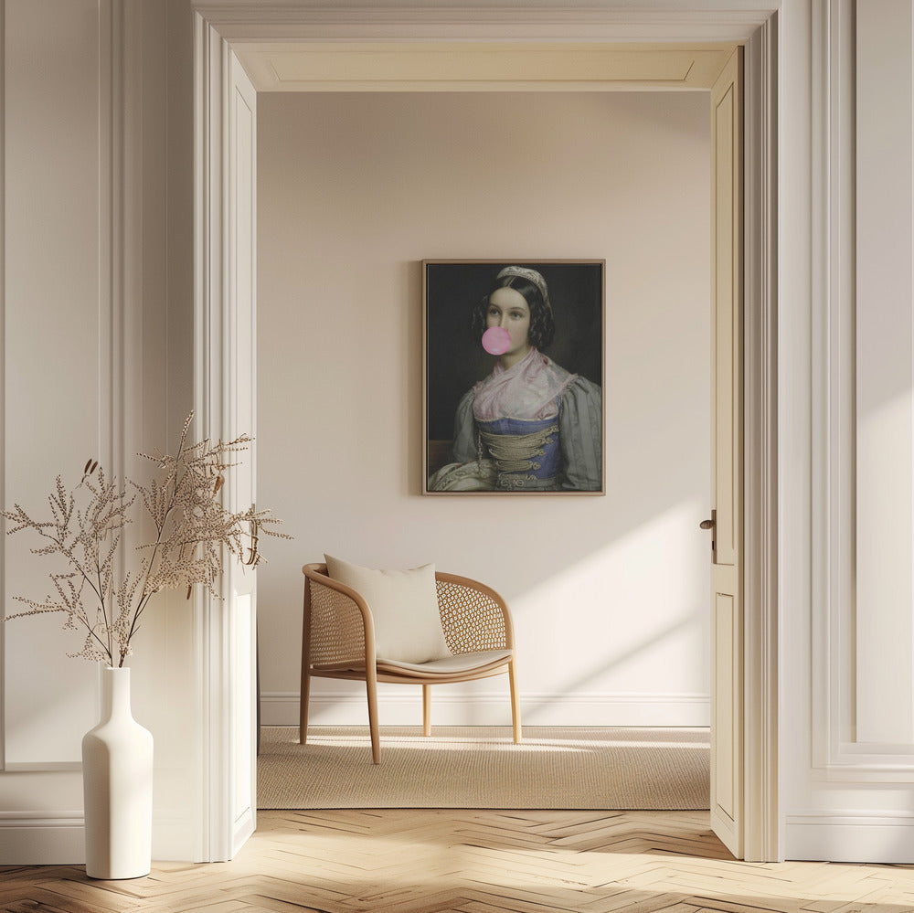 Porträtt av tuggummi | Poster