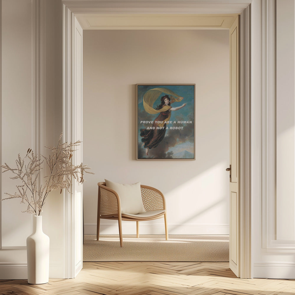 Beweise, dass du ein Mensch und kein Roboter bist. | Poster