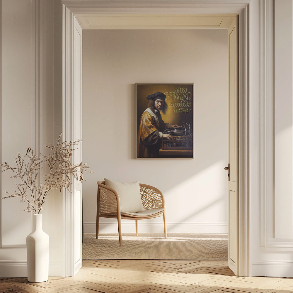Altes Vinyl klingt besser | Poster