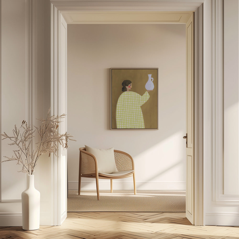 Die Frau mit der Vase | Poster