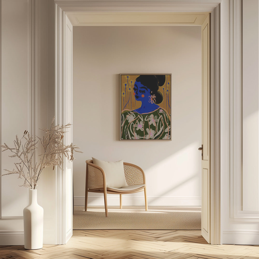 Die blaue Frau | Poster