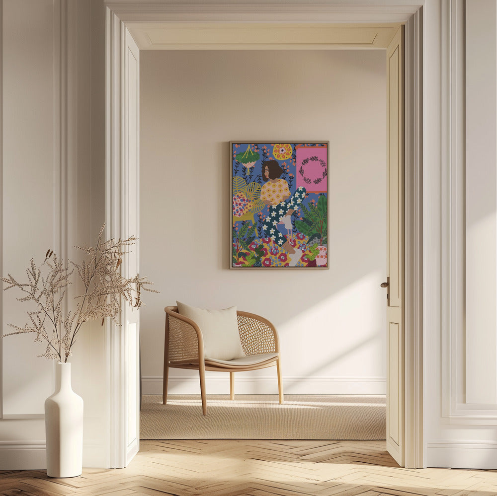 Floral Retreat Mädchen | Poster