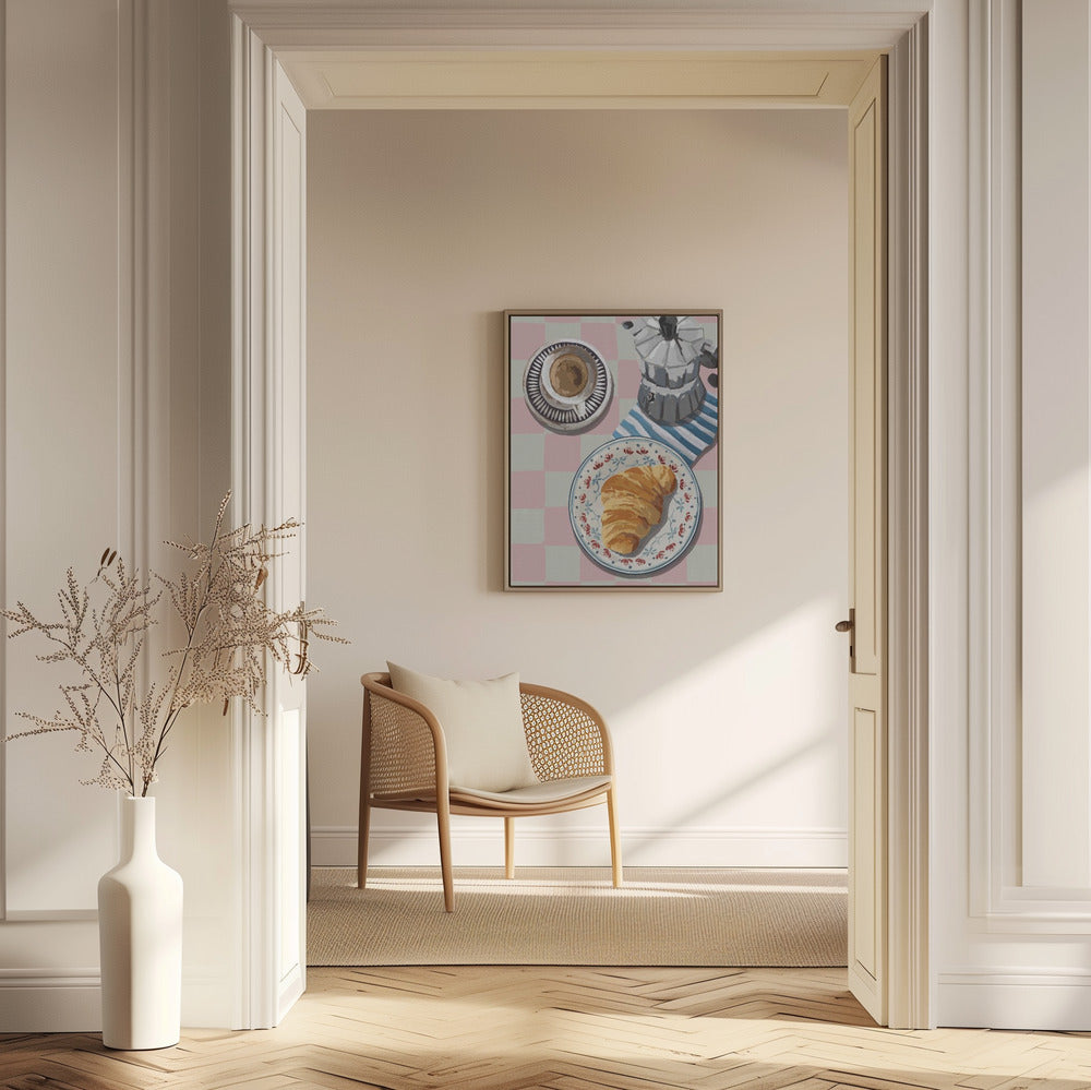 Französisches Frühstücksverhältnis 2x3 | Poster