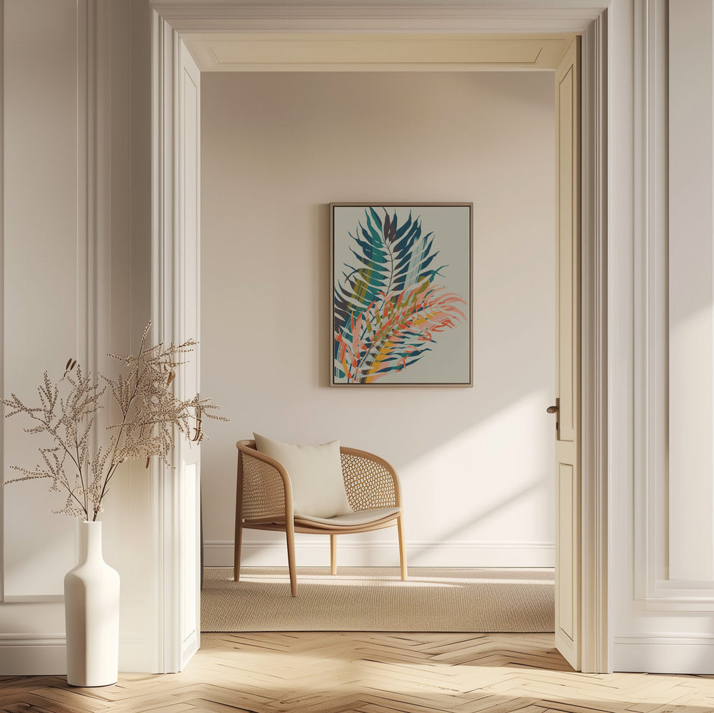 Colorful Palm Leaves | Poster