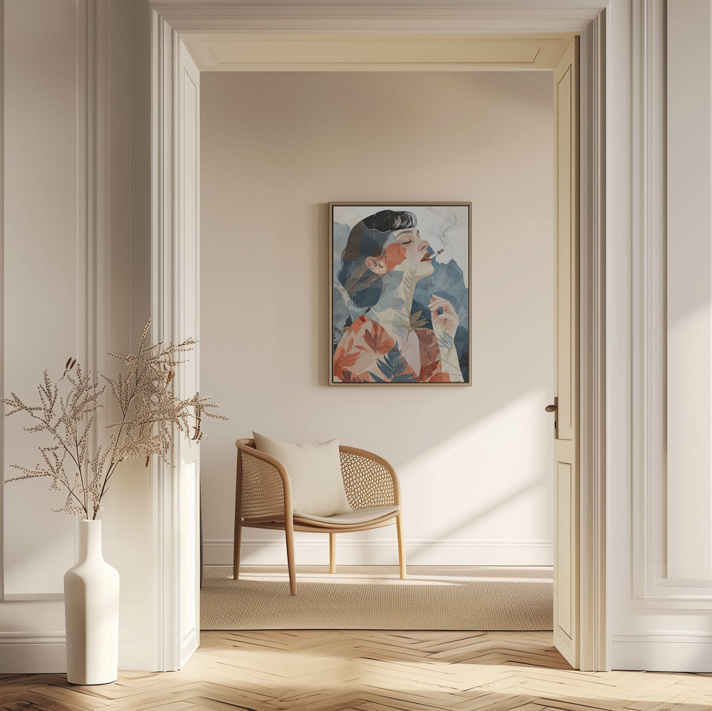Rauchende Frau Kunst | Poster