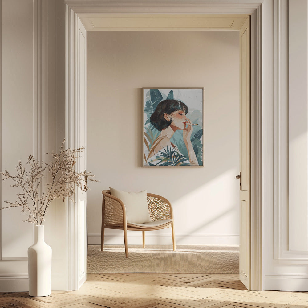 Rauchende Frau | Poster