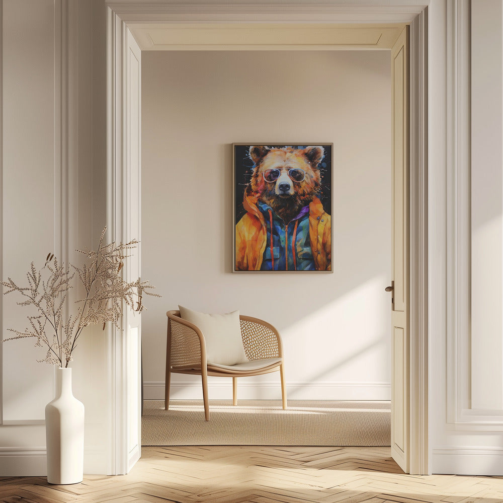 Bär Aquarell Tierkunst | Poster