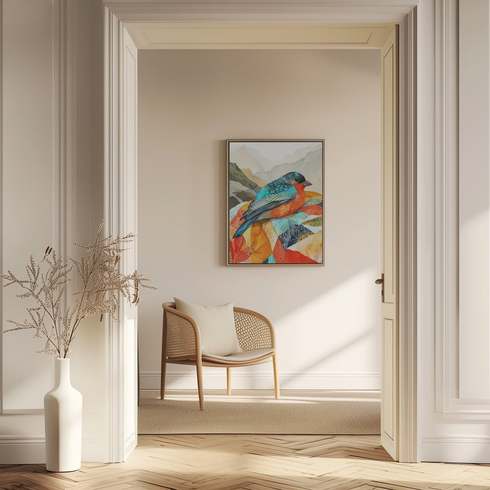 Vogel Aquarell Tier Kunst | Poster
