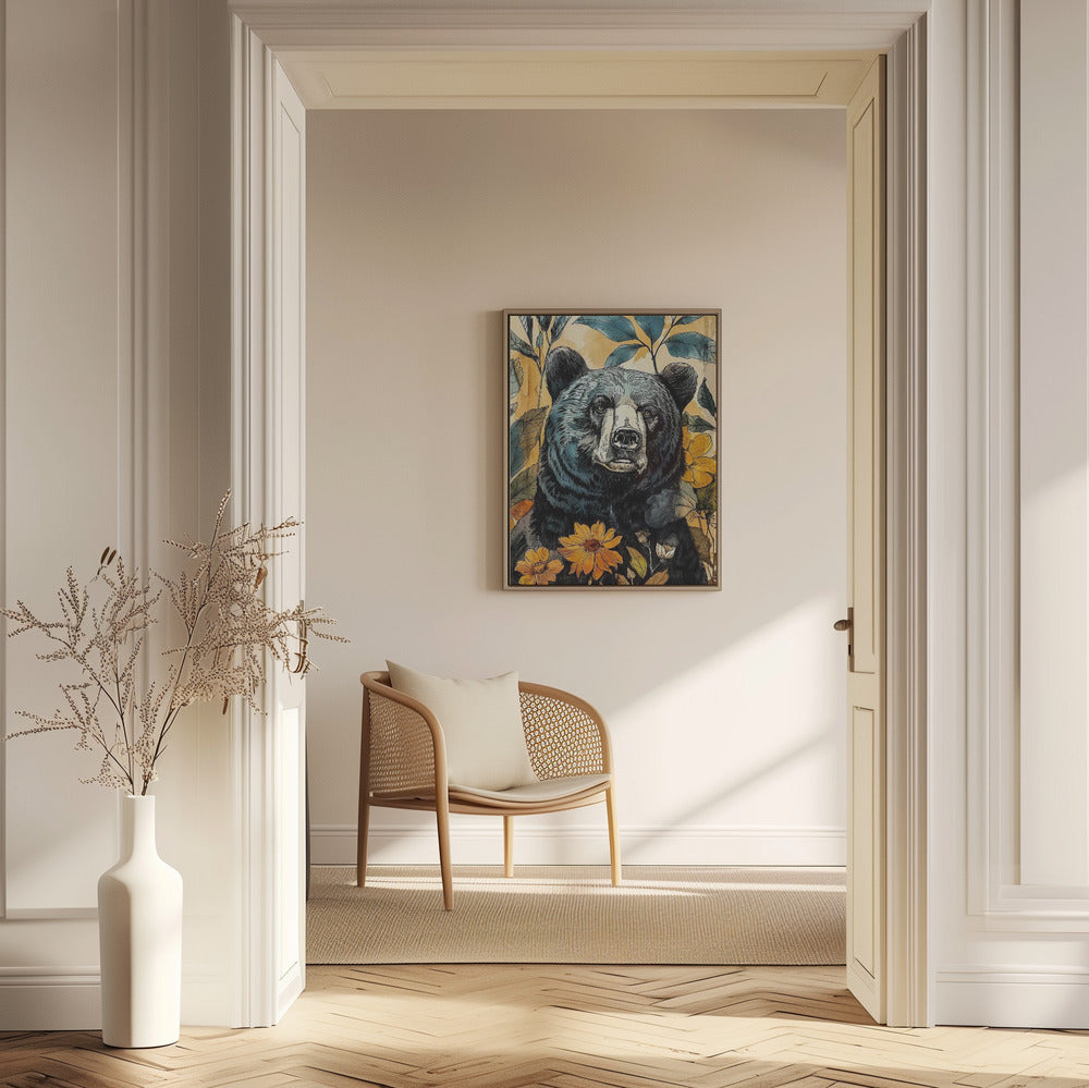 Tierbär Aquarell Tierkunst 7 | Poster