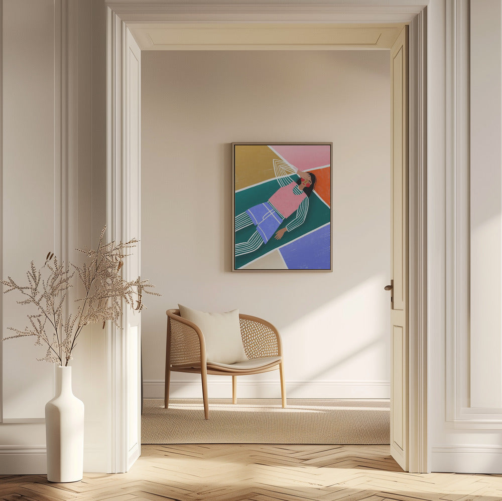 Lebendige Dame ruht | Poster