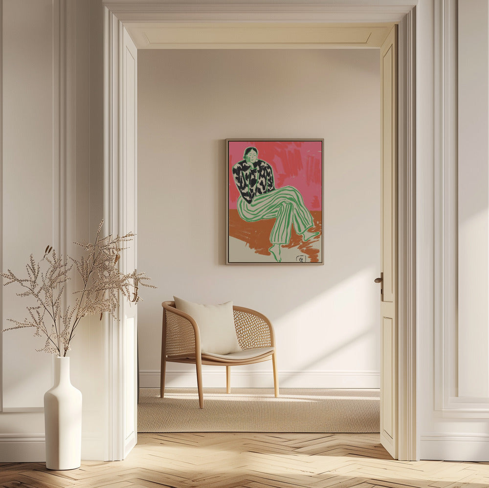 Ruhiges Frauenporträt | Poster