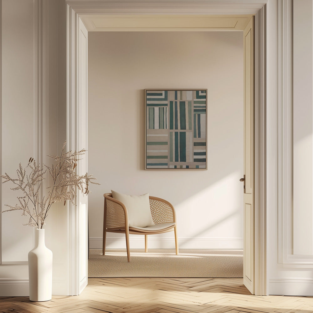 Geometrischer Wandteppich | Poster