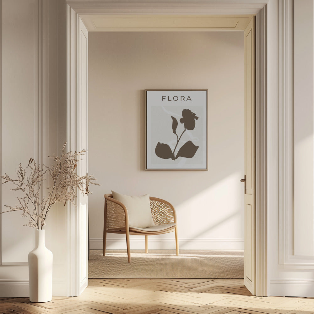 Minimale Blüte | Poster