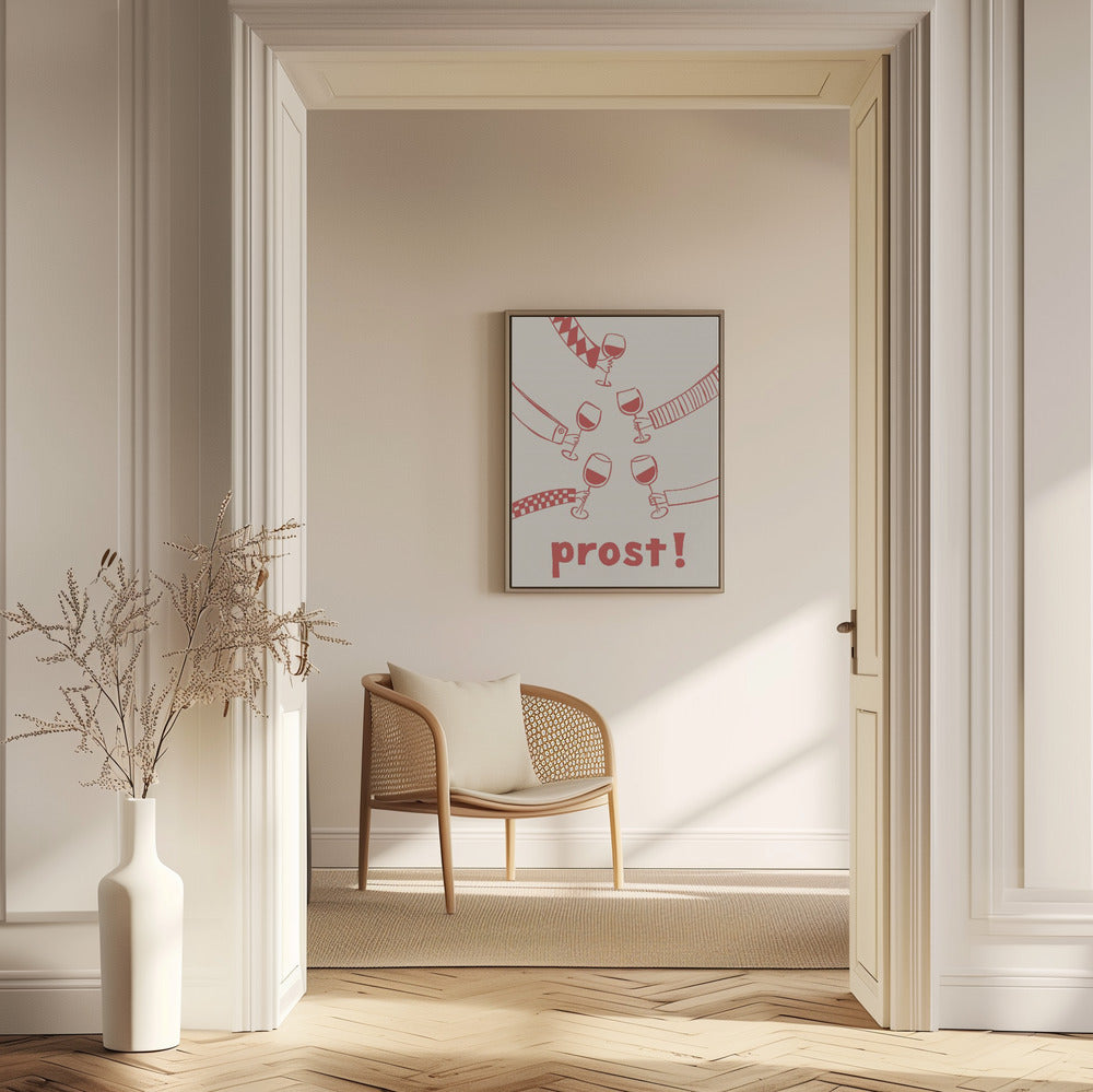 Prost! Wine Party with Friends | Poster