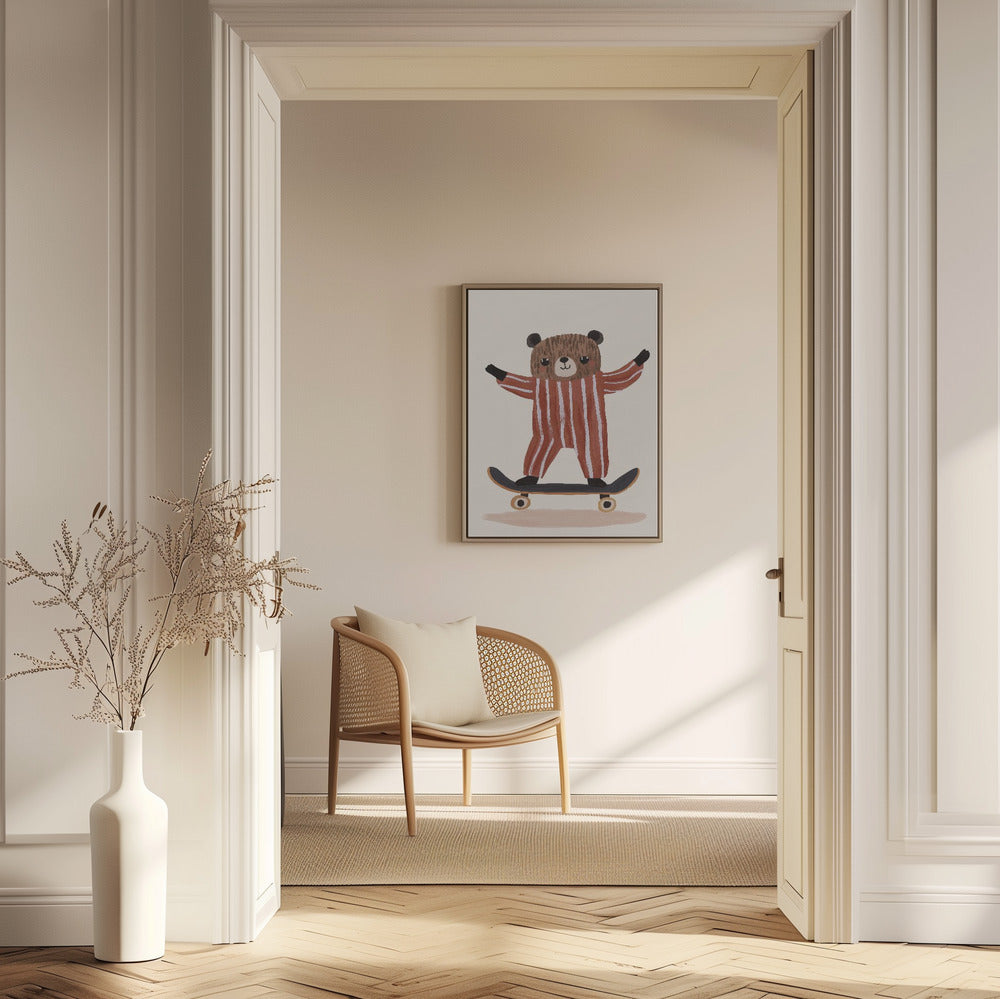 Skaterbär Freude | Poster