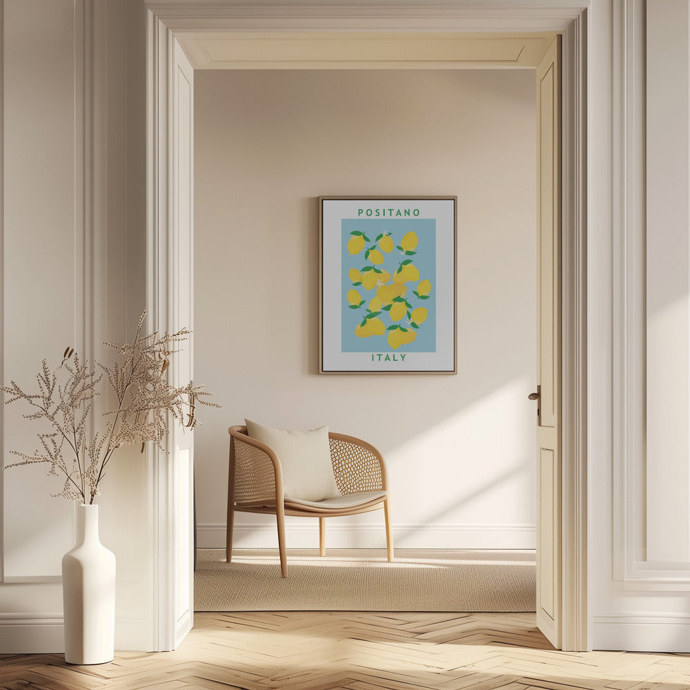 Zitronenblumenmarkt | Poster