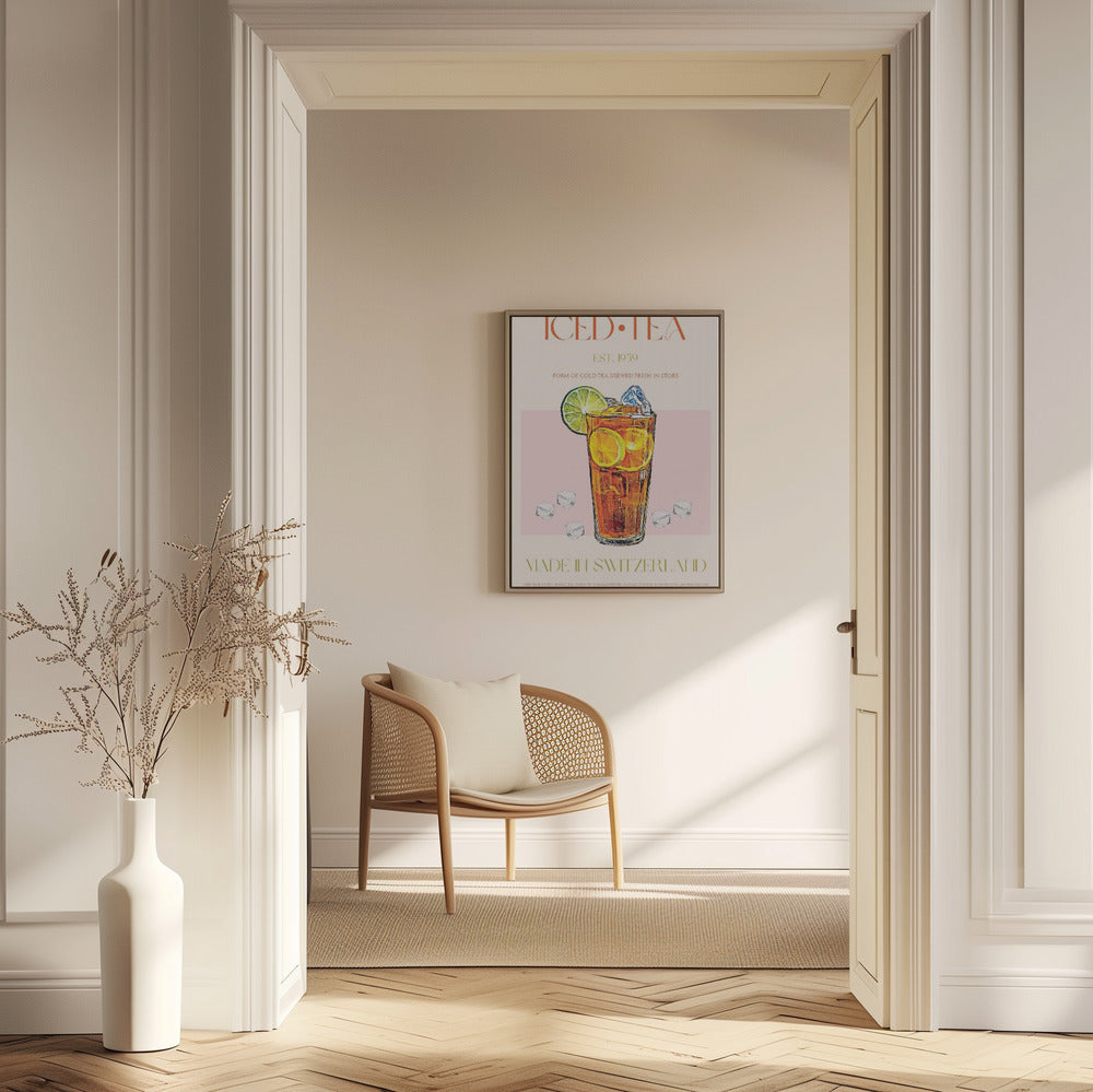 Refreshing Glass of Iced Tea | Poster