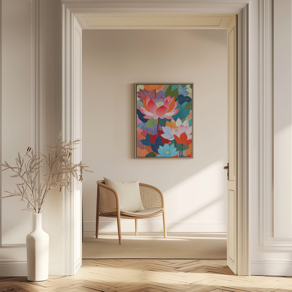 The Enchanted Lotus Garden | Poster