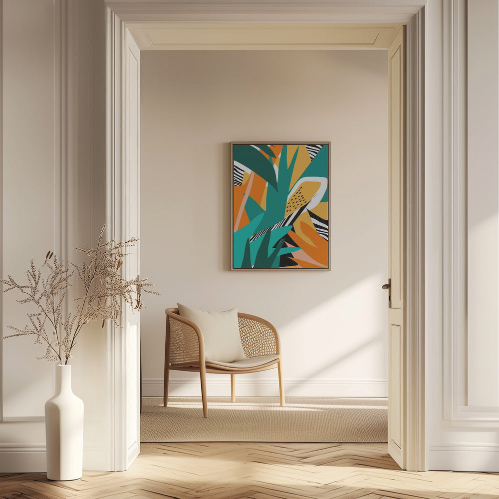 Jungle Abstract Shape | Poster
