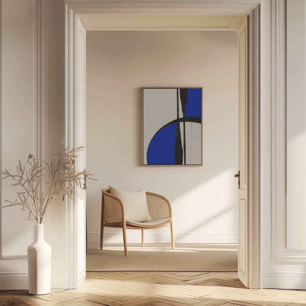Blaue Eleganz | Poster