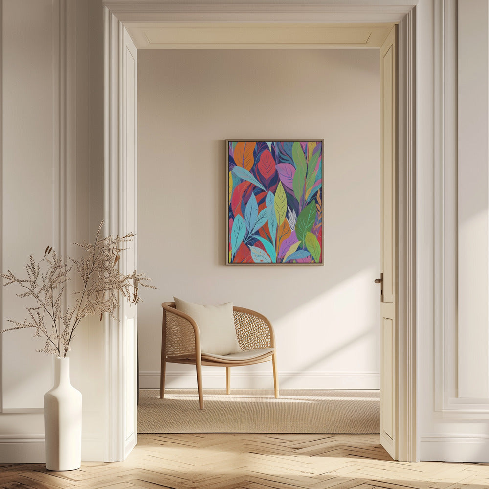 Colorful Leaves Forest | Poster