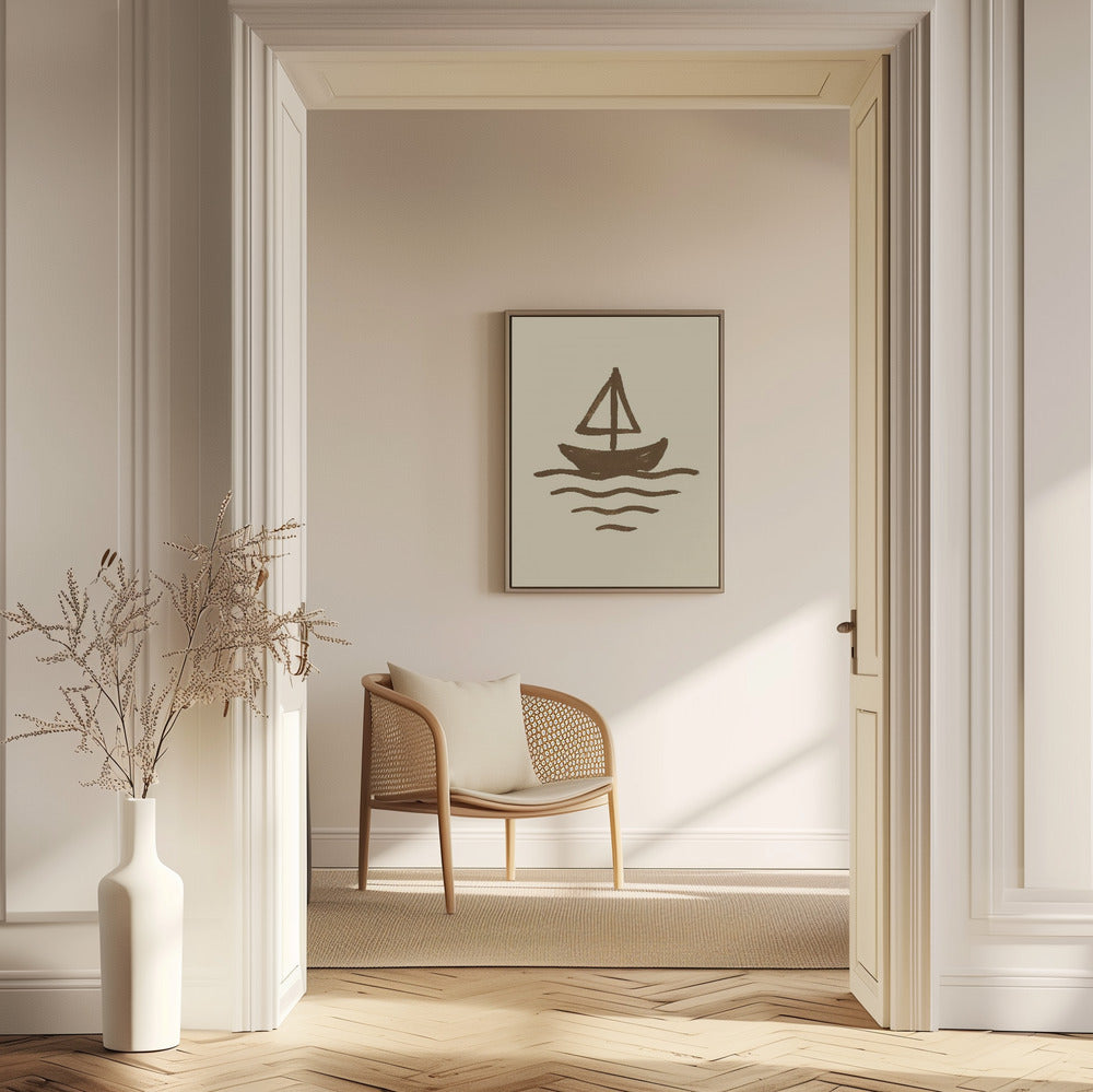 Simplistic Sailboat | Poster